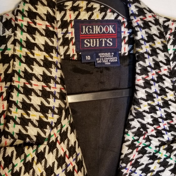Vintage double breasted Blazer by J.G. HOOK, Sz10 - Picture 4 of 5